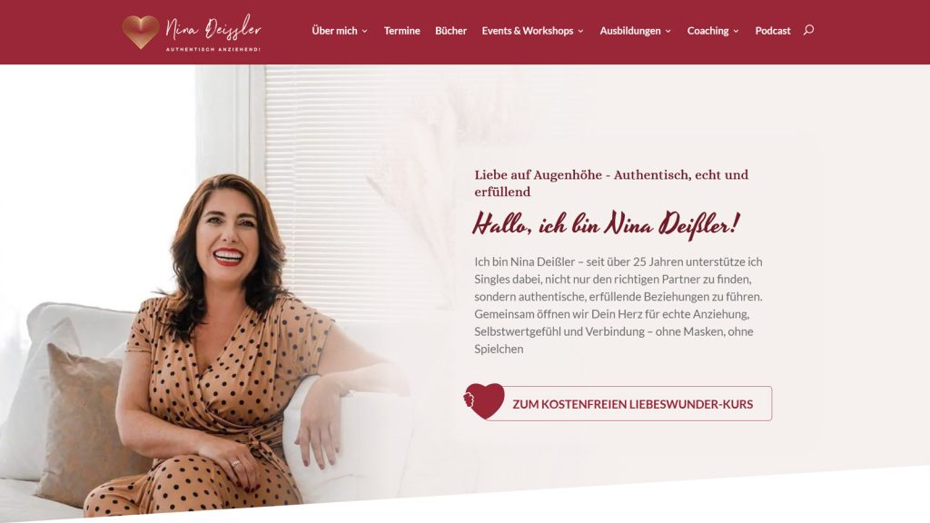 ninadeissler.de Screenshot